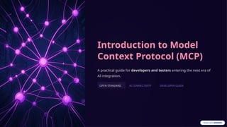 Model Context Protocol (MCP): The Open Standard for Scalable AI ...