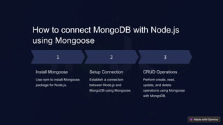 Introduction-to-MongoDB with mongoose and Node | PPTX | Databases ...