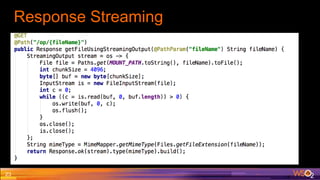 Response Streaming
23
 
