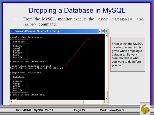 Introduction to MySQL - Part 1 | PPT