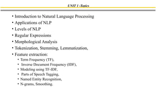 Comprehensive Introduction to Natural Language Processing and Its ...