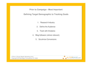 Introduction To Online Marketing