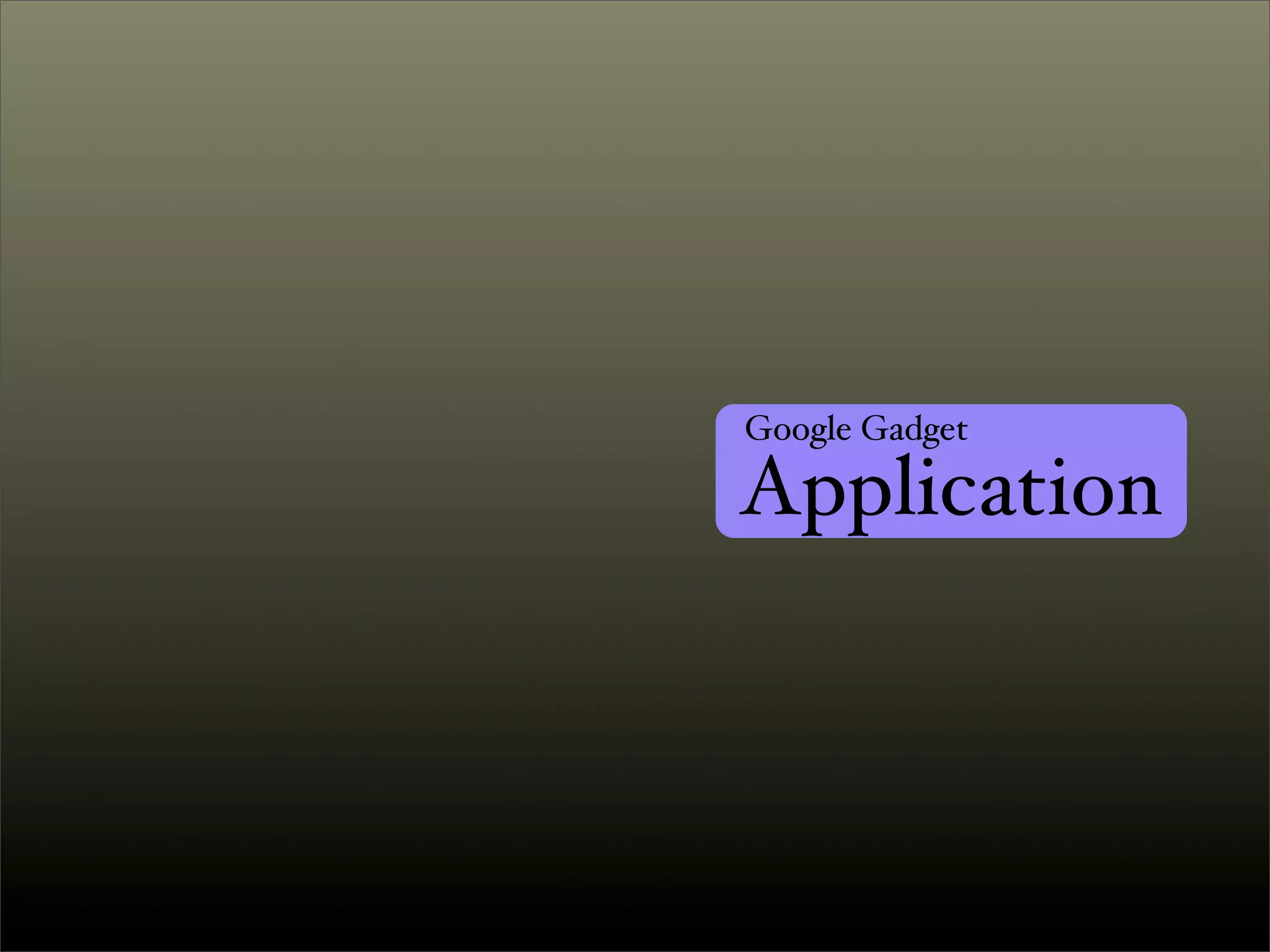 Introduction to OpenSocial