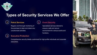The Essential Role of Security Guard Services in Today's Society | PPTX