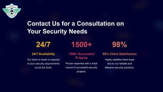 The Essential Role of Security Guard Services in Today's Society | PPTX