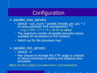 Introduction to Parallel Execution | PPT