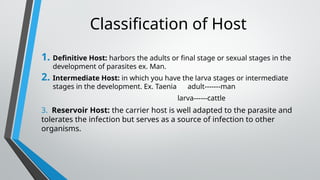INTRODUCTION TO PARASITOLOGY POWERPOIINT | PPTX