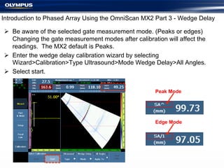 Introduction to Phased Array Using the OmniScan MX2 - Part Three | PDF