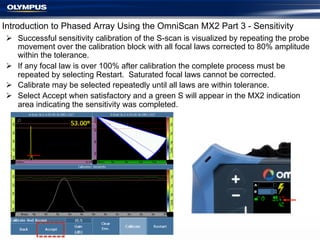 Introduction to Phased Array Using the OmniScan MX2 - Part Three | PDF