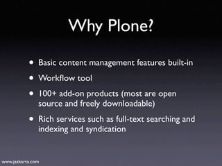 Introduction to Plone