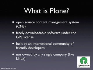 Introduction to Plone