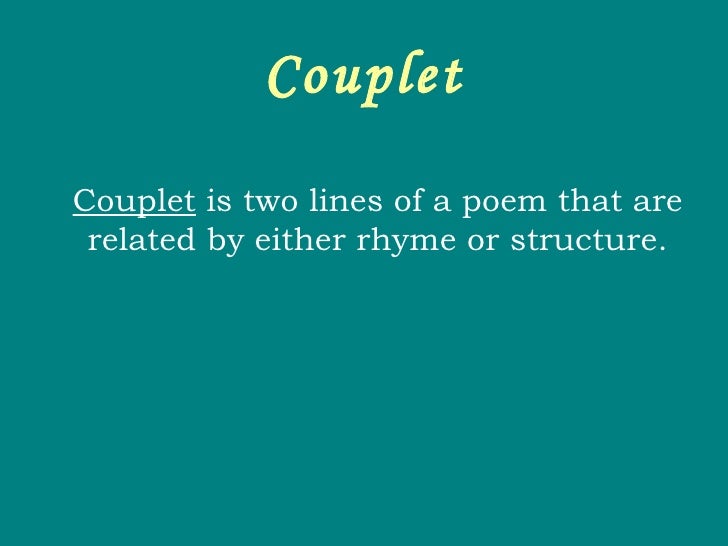 Couplet Definition For Kids Kids Matttroy