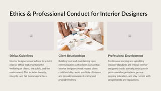 Comprehensive Guide to Professional Practice for Interior Designers | PDF