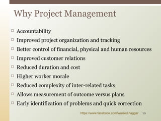 Introduction to Project Management Slide 10