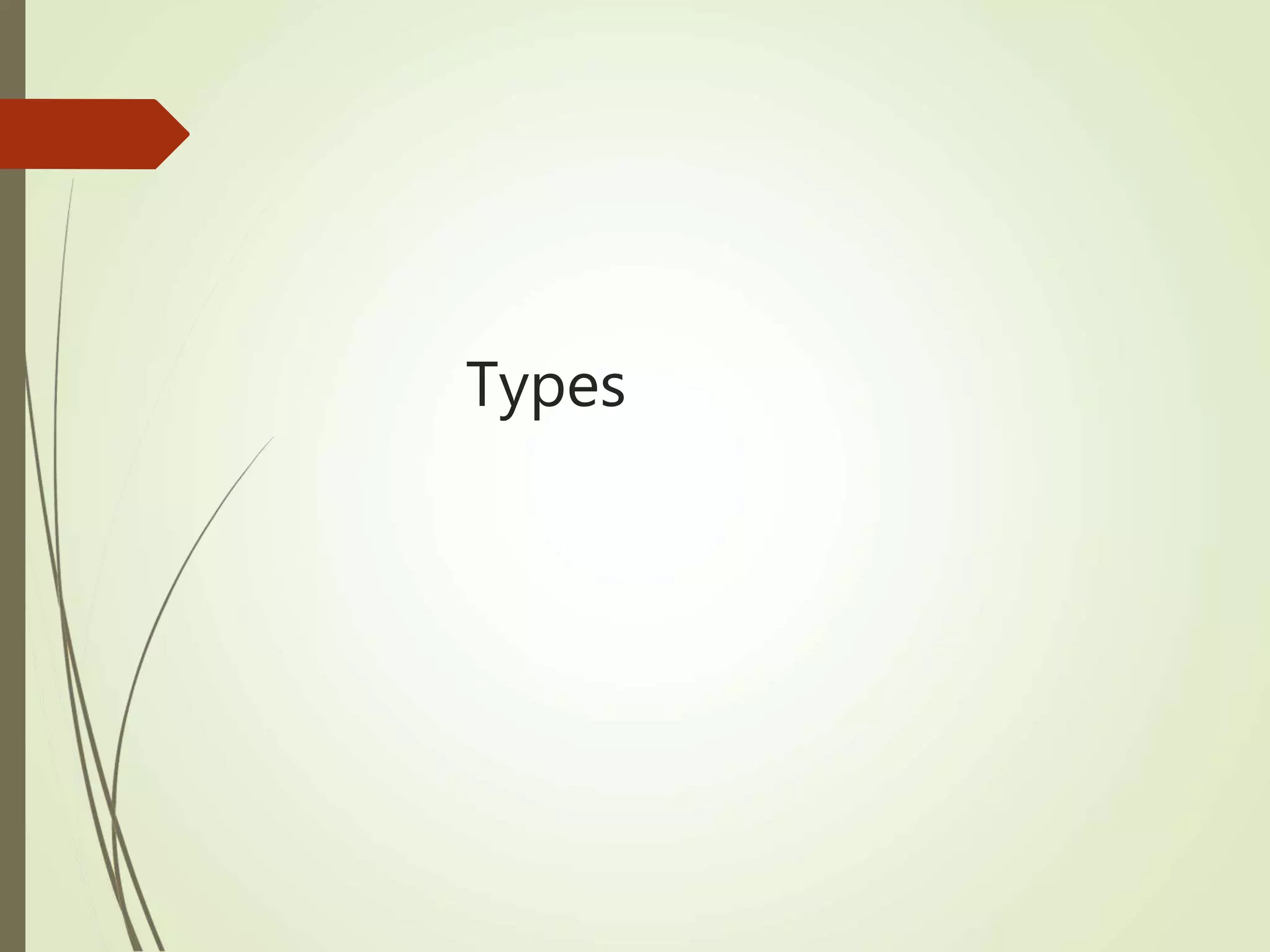 Types
 