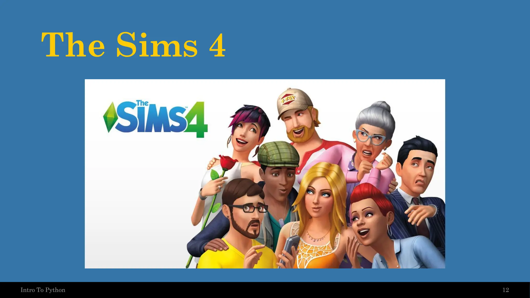 The Sims 4 12 Intro To Python 