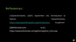Introduction-to-Python.pptx grade 9 ICT. | PPTX