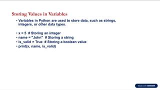 Brief Introduction to Python Programming