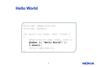 What is Qt?Qt is built from modules