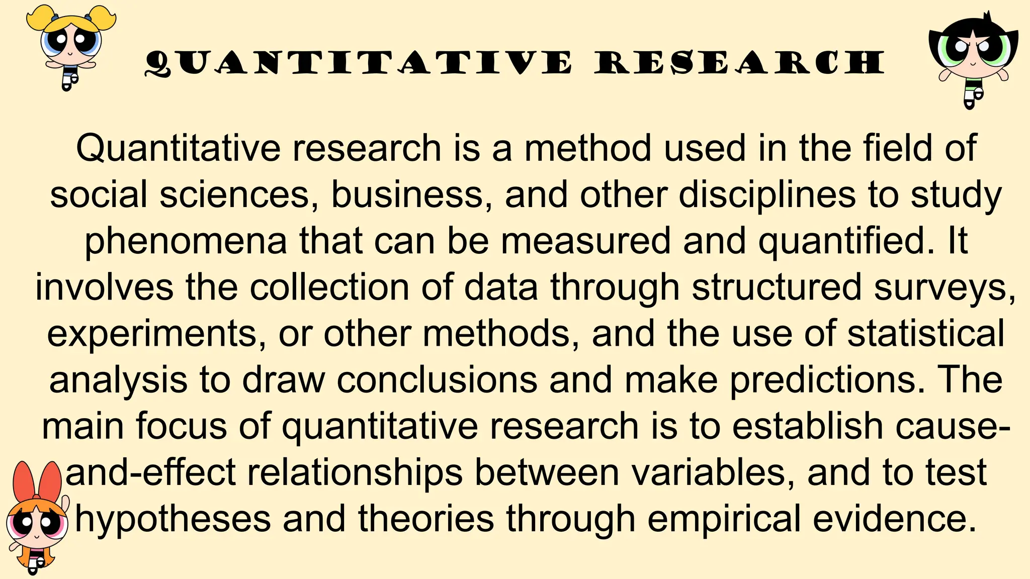 WHAT IS QUANTITATIVE RESEARCH AN OVERVIEW AND GUIDELINES visual data 5