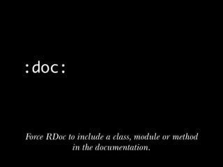 Introduction to RDoc