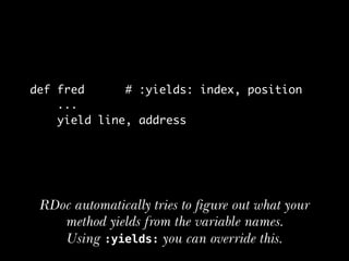 Introduction to RDoc