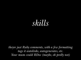 Introduction to RDoc