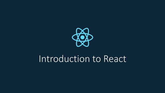 Introduction to-react | PPT | Free Download