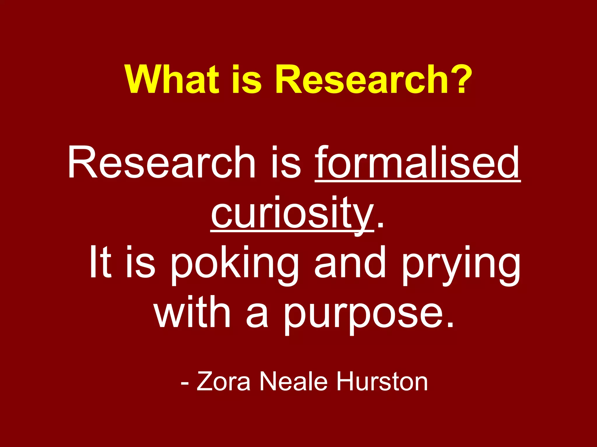 Psychological research  is a systematic attempt to understand  human experiences of themselves and the world . What is  psychological research? 