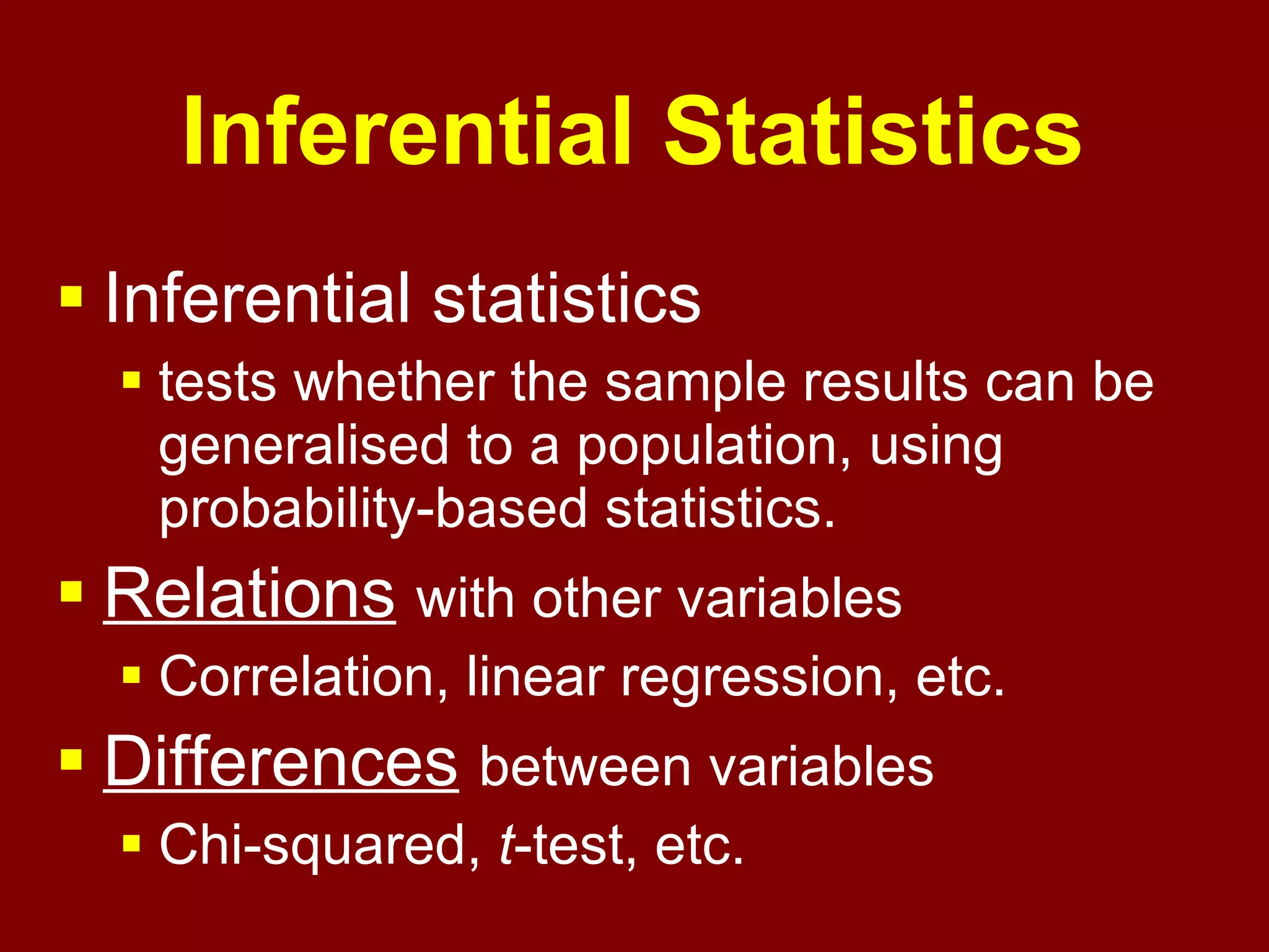 Research is a way of thinking Researchers need to acknowledge & understand the limits of intuition & common sense 