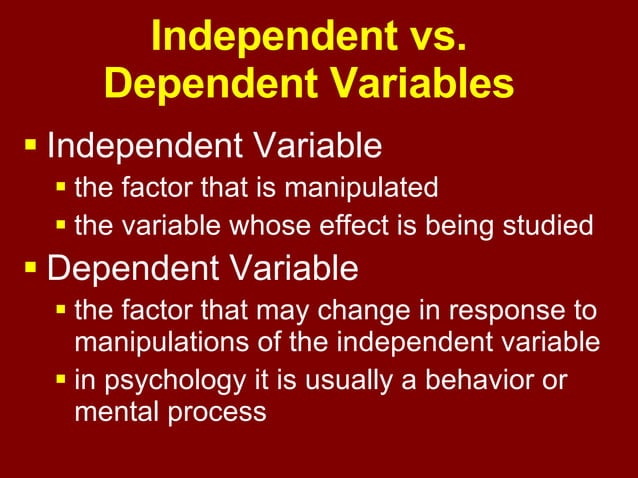 Research Methods in Psychology