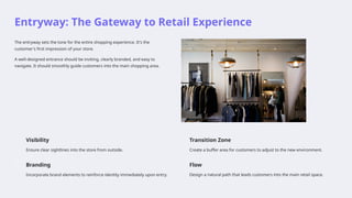 retail space design ,types of layout ,different types of furniture ...