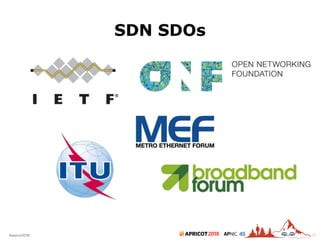 2018#apricot2018 45
SDN SDOs
22
 