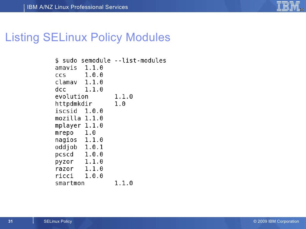 Introduction To SELinux