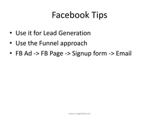 Use First Letter Capitalisedwww.craigbailey.net 