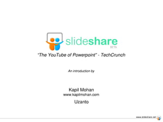 Introduction to Slideshare at Barcamp Hyderabad
