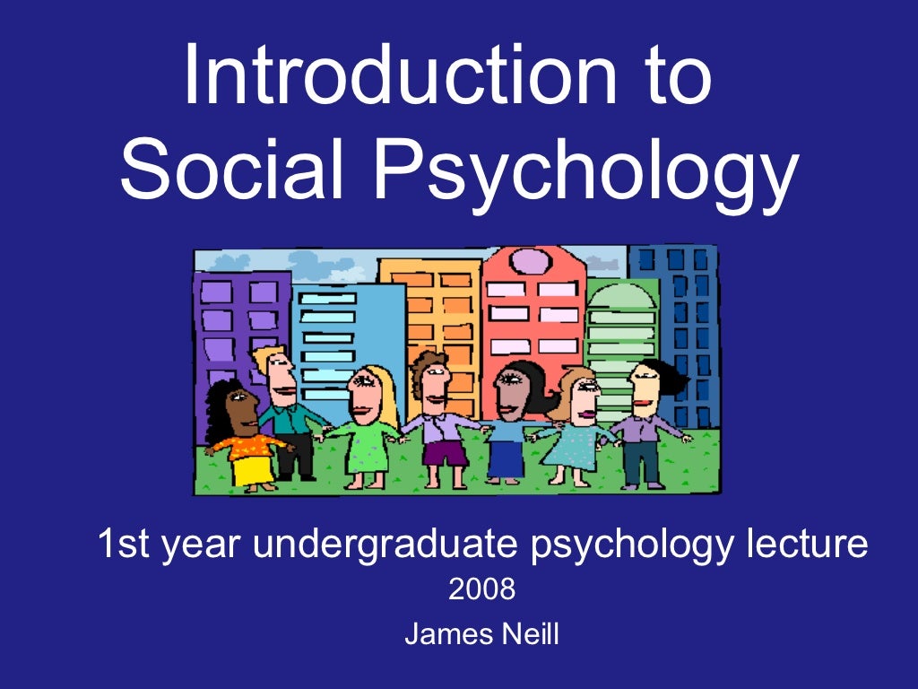 Introduction to Social Psychology