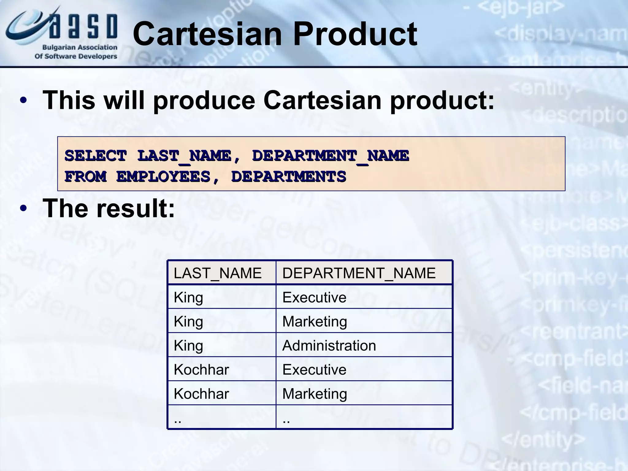 Introduction to-sql | PPT