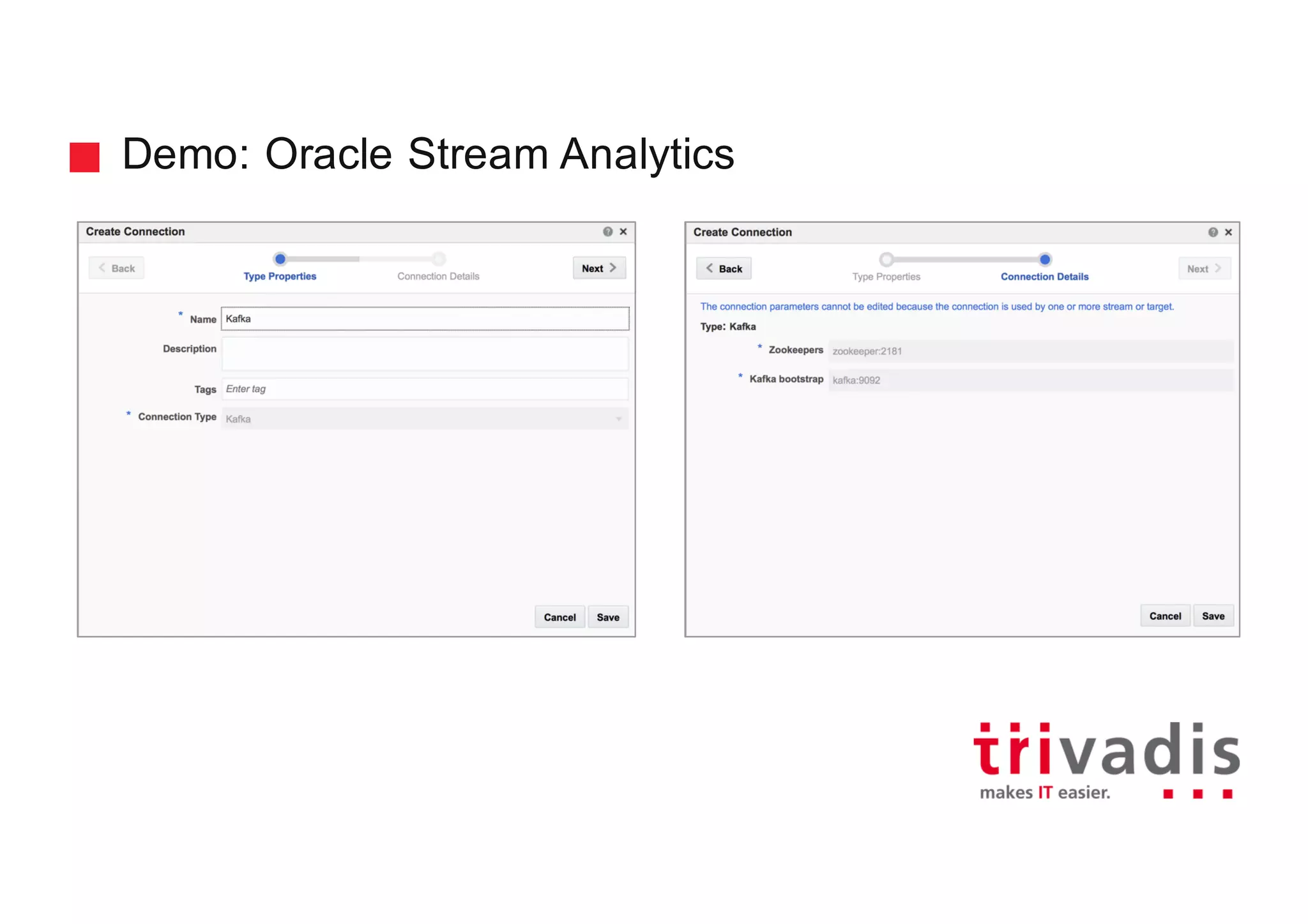 Demo: Oracle Stream Analytics
 