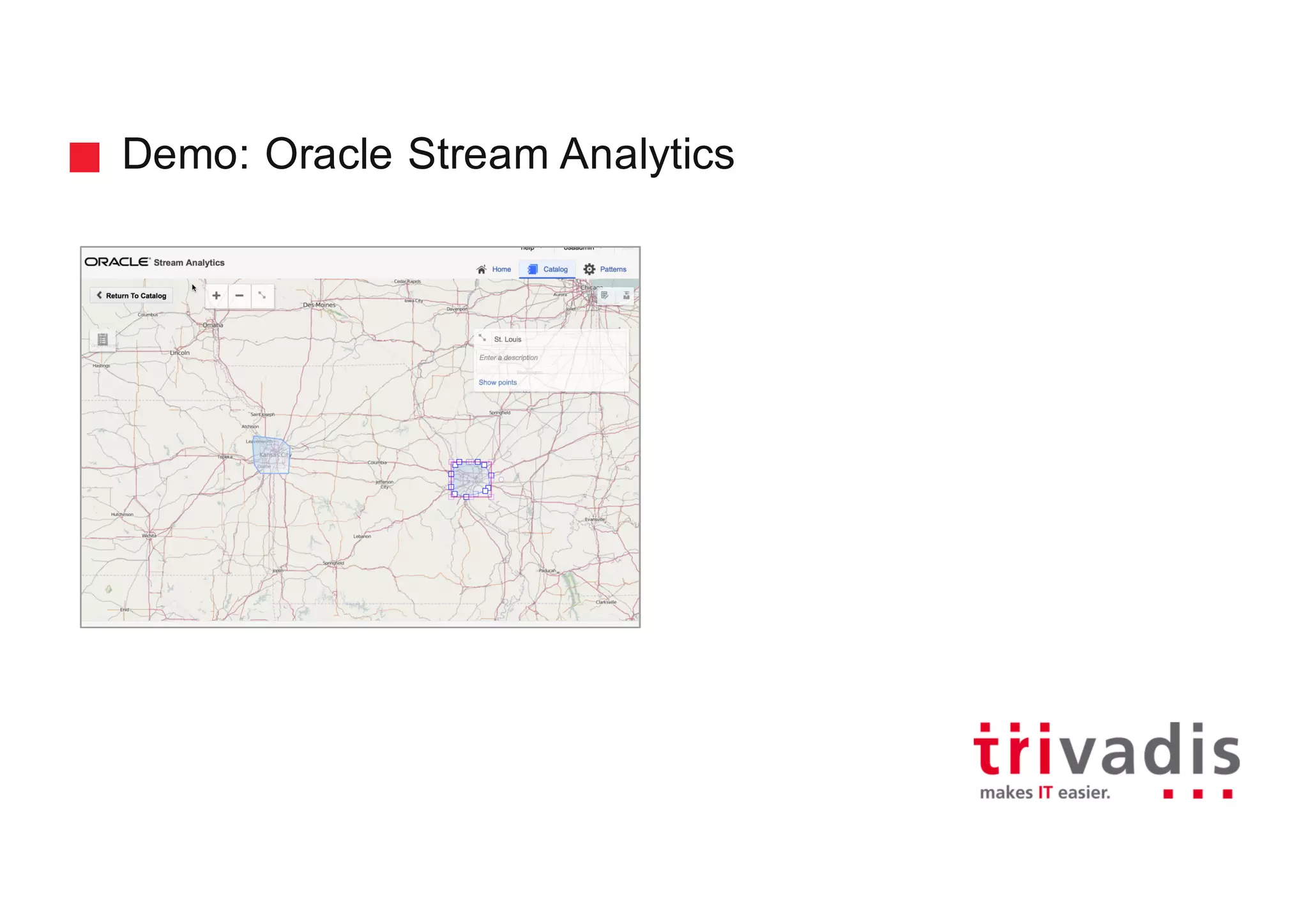 Demo: Oracle Stream Analytics
 