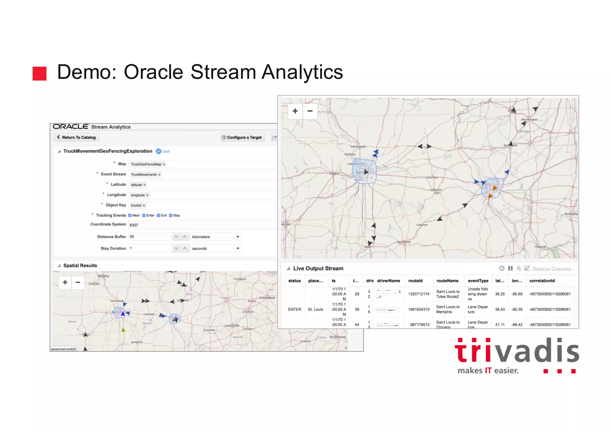Demo: Oracle Stream Analytics
 