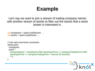 Introduction to Joins in Structured Streaming | ODP