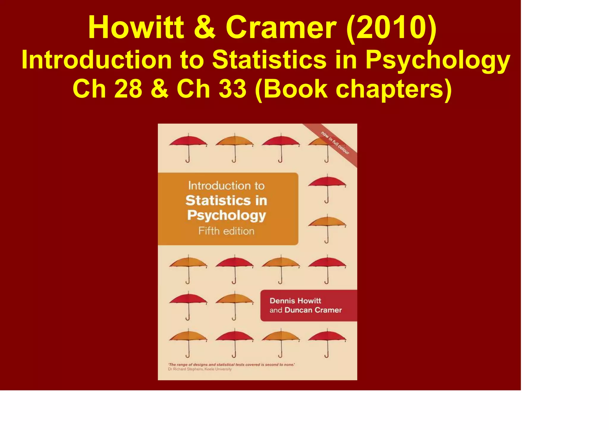 Trochim (2006)
Survey research
(Online article)
http://www.socialresearchmethods.net/kb/survey.php
 