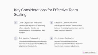Scaling Your Team Effectively: The Power of Staff Augmentation | PPT
