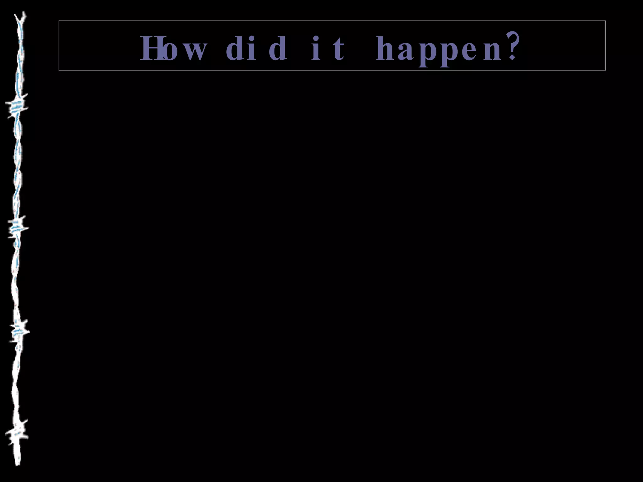 Introduction to the holocaust ppt