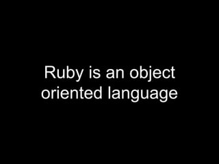Introduction to the Ruby Object Model | PPTX