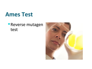 Ames Test Reverse mutagen test 