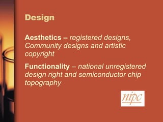 Introduction to UK Intellectual Property Law | PPT