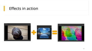 Effects in action
35
 
