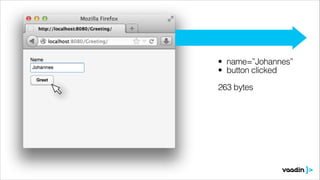 • name=”Johannes”
• button clicked
!

263 bytes 

 